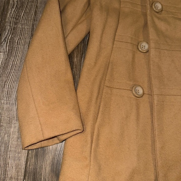 Gap Classic Double Breasted Pea Coat Camel Size Small - Picture 5 of 10